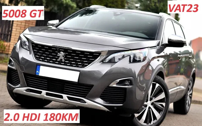 samochody osobowe Peugeot 5008 cena 106887 przebieg: 160000, rok produkcji 2019 z Płock